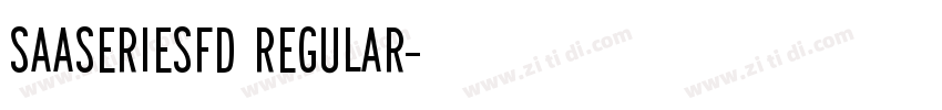 SaaSeriesFD Regular字体转换